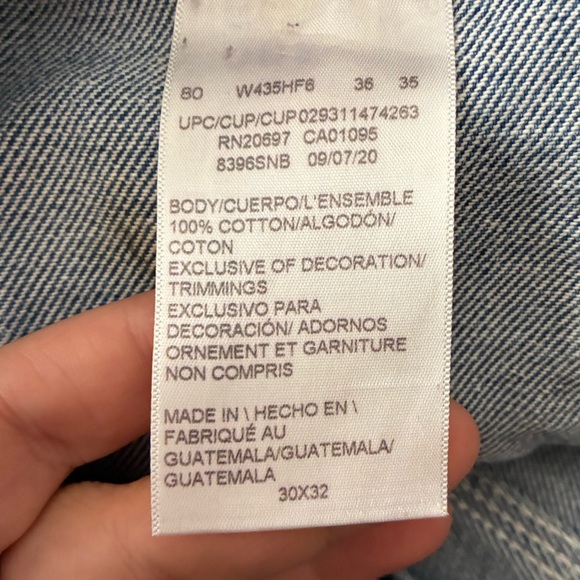 Dickies Overalls Y2K Utility Hammer Loop Blue Denim Bib Overall Pants 30X32 - Picture 10 of 16